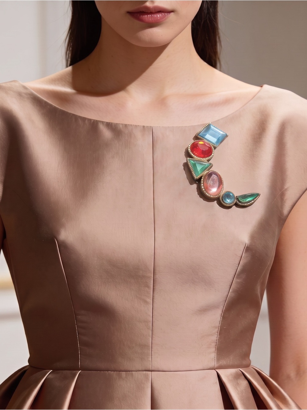 Eighties  style  colorful brooch
